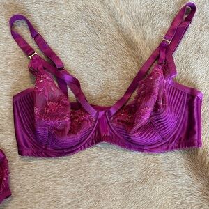 Dita Von Tease Plum Bra 34DD